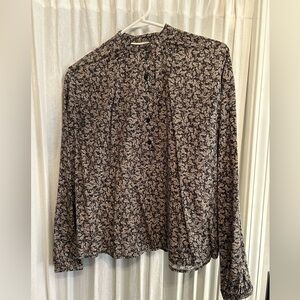 Universal Thread Navy Floral Top XS